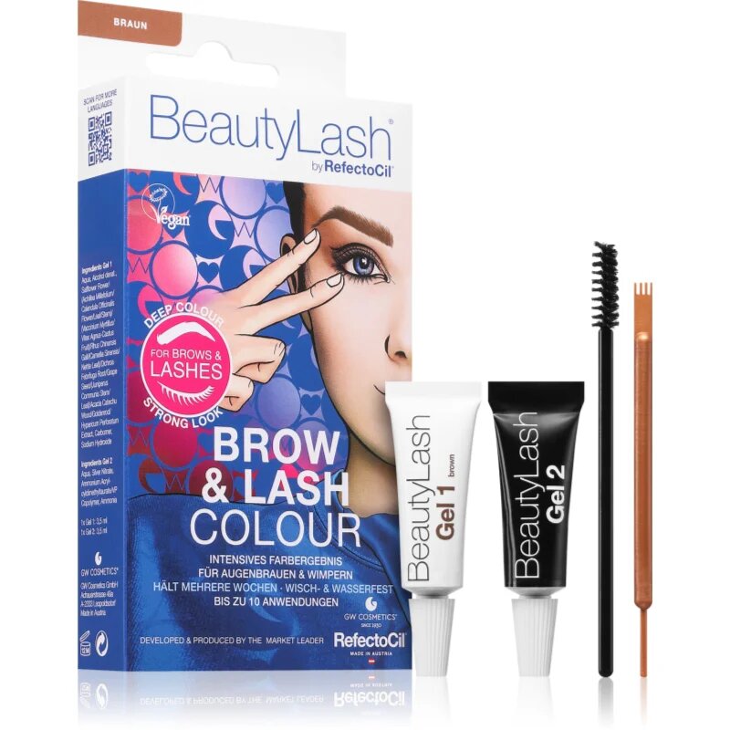 RefectoCil BeautyLash Brow & Lash Colour цвят за вежди за мигли и вежди цвят Brown 1 бр.