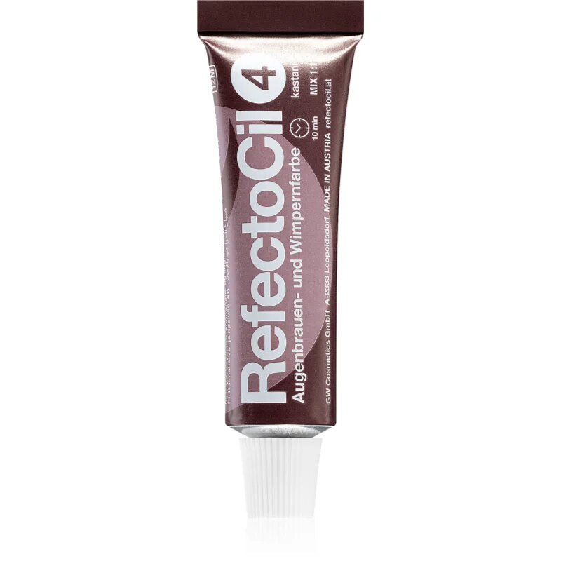 RefectoCil Eyelash and Eyebrow боя за вежди и мигли цвят 4 Chestnut 15 мл.