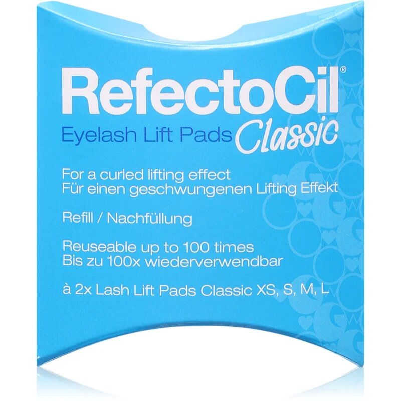 RefectoCil Eyelash Lift Pads Classic подложки за очи за многократна употреба за лифтинг и ламиниране на мигли 100 бр.