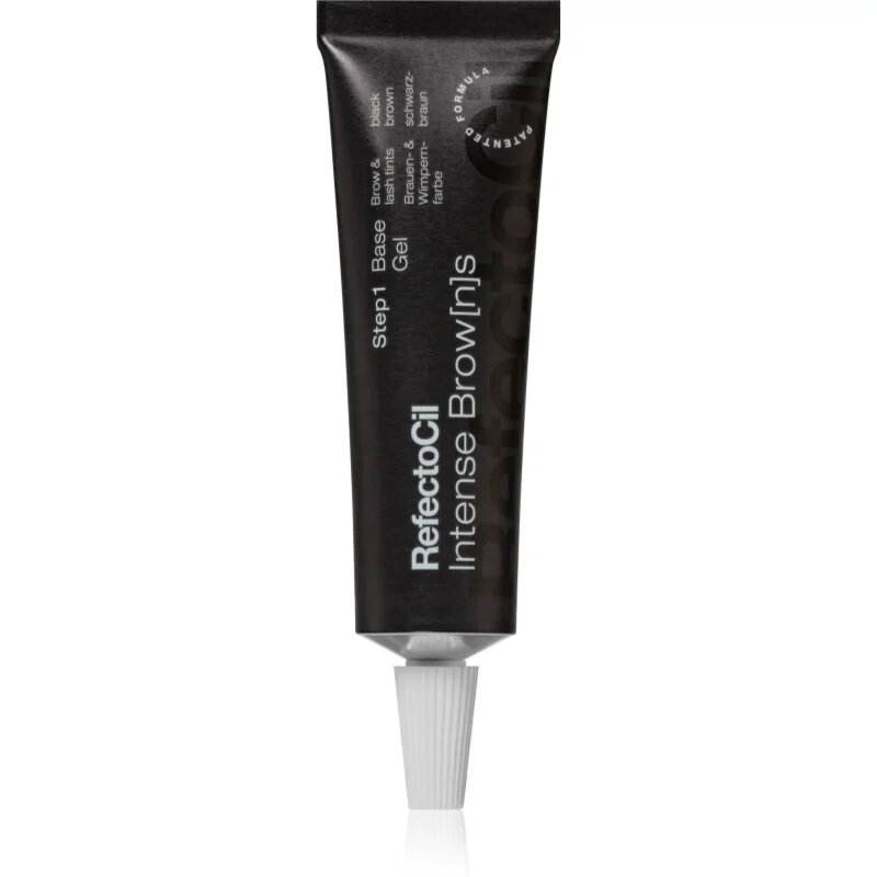 RefectoCil Intense Brow[n]s Base Gel боя за вежди и мигли с гел текстура цвят Black Brown 15 мл.