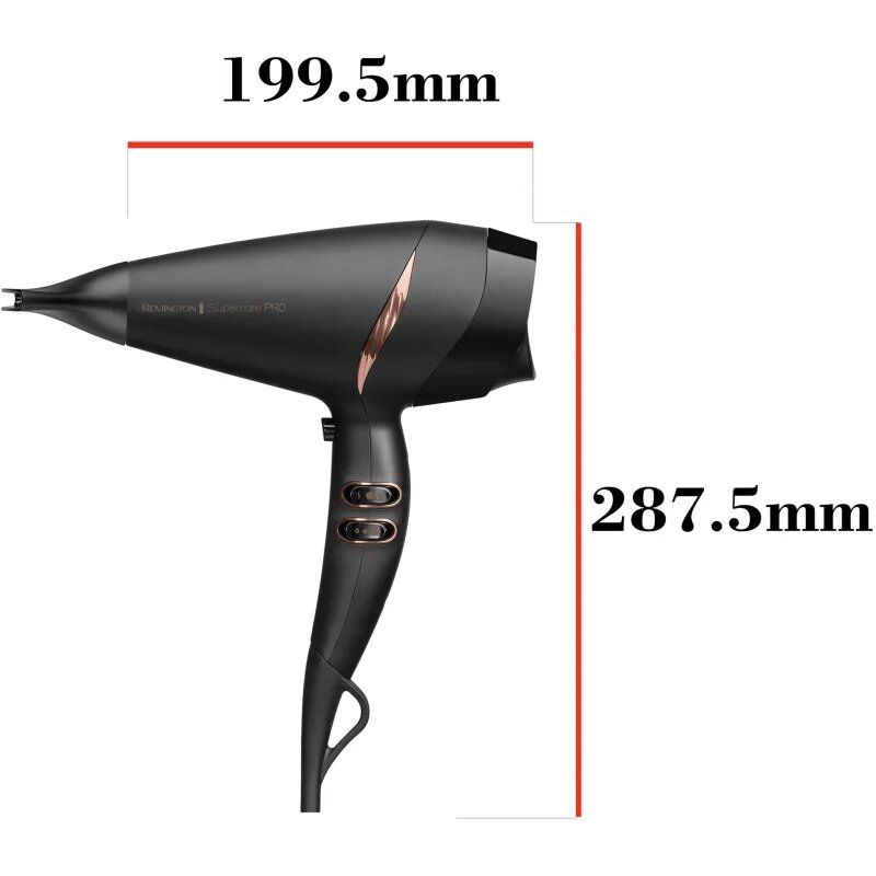Remington Supercare Pro 2200 AC 7200 много мощен йонизиращ сешоар 1 бр.