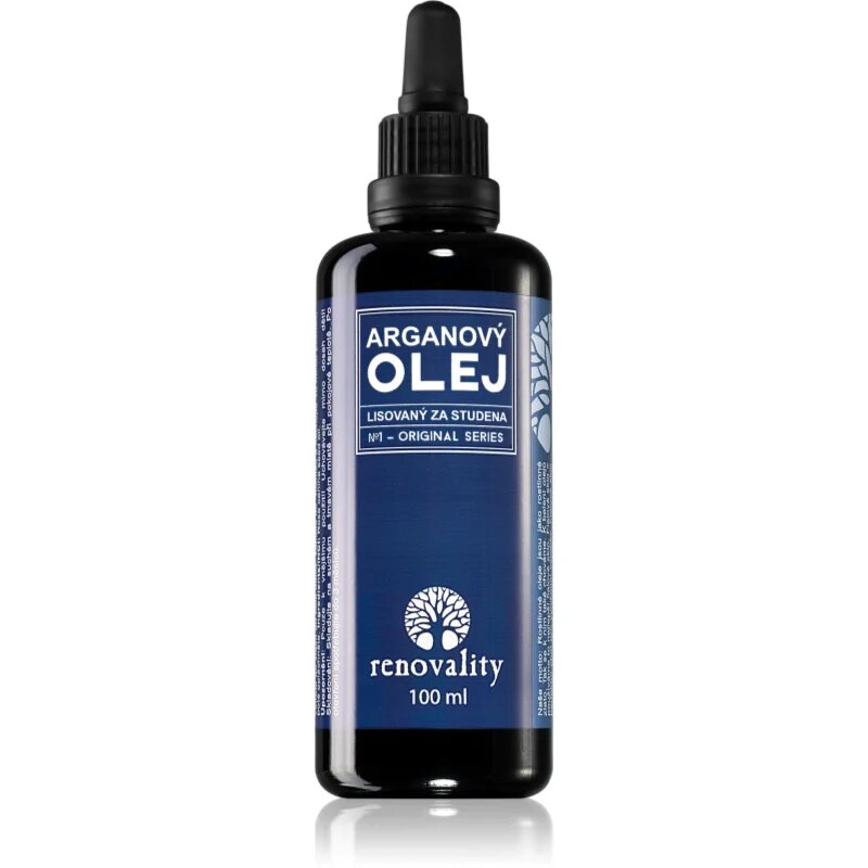 Renovality Original Series Cold-pressed argan oil олио за лице за всички типове кожа на лицето 100 мл.