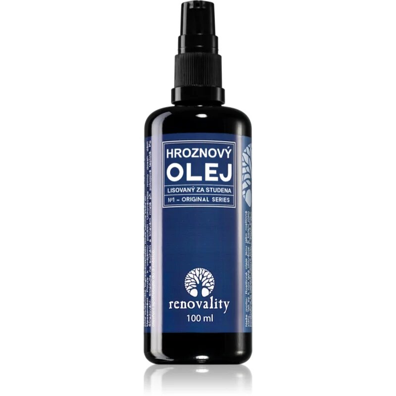 Renovality Original Series Cold-Pressed Grapeseed Oil олио за лице за смесена и мазна кожа 100 мл.