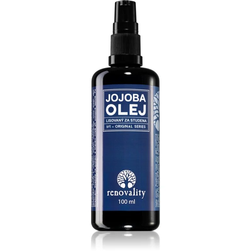 Renovality Original Series Cold-Pressed Jojoba Oil олио за лице за суха кожа 100 мл.