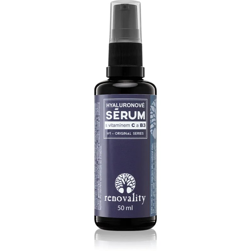 Renovality Original Series Hyaluronic Serum with Vitamin C and B3 серум за лице за всички типове кожа на лицето 50 мл.