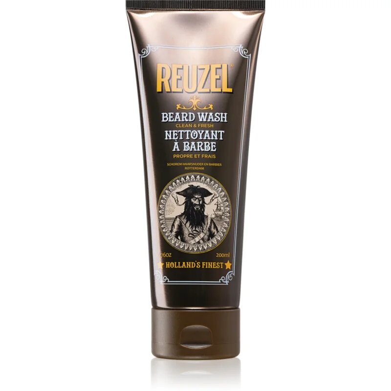 Reuzel Clean & Fresh Beard Wash хидратиращ почистващ крем за зоната на лицето и брадата 200 мл.