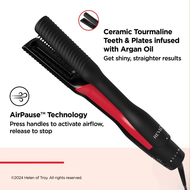 Revlon Beauty Salon One-Step Air Straightener Dryer & Styler изглаждаща четка за коса 1 бр.