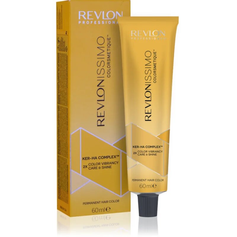 Revlon Professional Revlonissimo Colorsmetique Golden Shades перманентната боя за коса за топли руси нюанси на косата 7.31 60 мл.