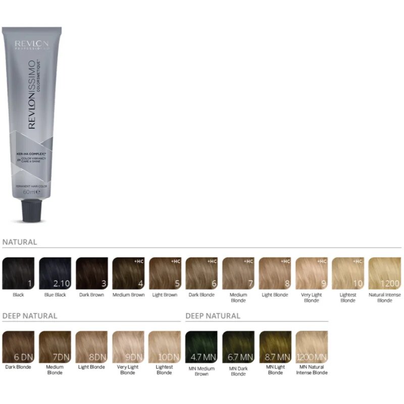 Revlon Professional Revlonissimo Colorsmetique Natural Shades перманентната боя за коса натурално 1200 60 мл.