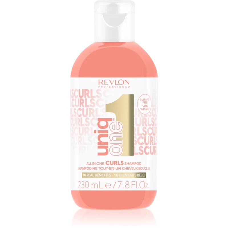 Revlon Professional UniqOne All in One Curls Shampoo шампоан за чуплива и къдрава коса 230 мл.