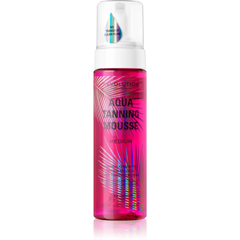 Revolution Beauty Tanning Aqua Mousse автобронзант-мус цвят Medium 200 мл.