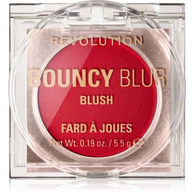 Revolution Bouncy Blur освежаващ руж цвят Coral Blur Burst 5.5 гр.