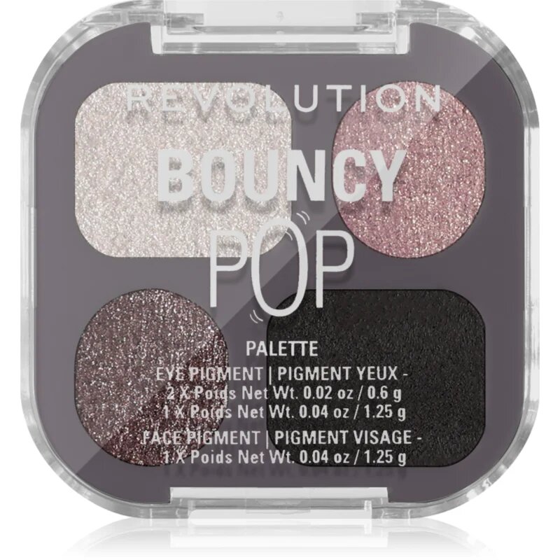 Revolution Bouncy POP Palette палитра сенки за очи цвят Moonlight 1 бр.