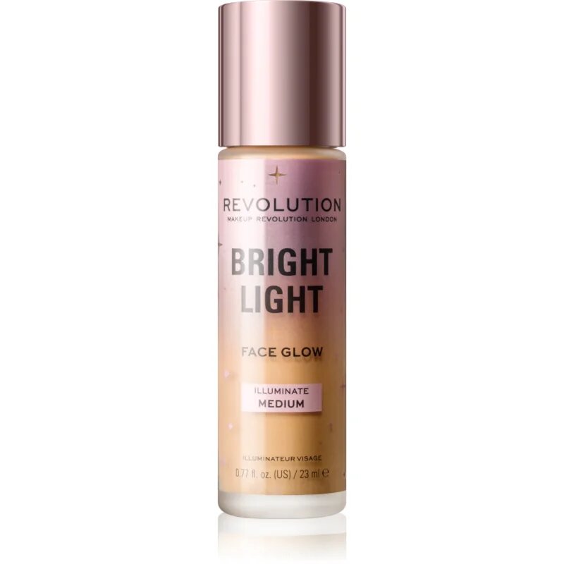 Revolution Bright Light Face Glow озаряващ тониращ флуид цвят Illuminate Medium 23 мл.