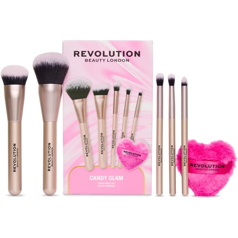 Revolution Candy Glam Brush Set комплект четки 1 бр.