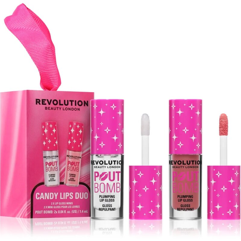 Revolution Candy Lips Duo подаръчен комплект за устни за жени 1 мл.