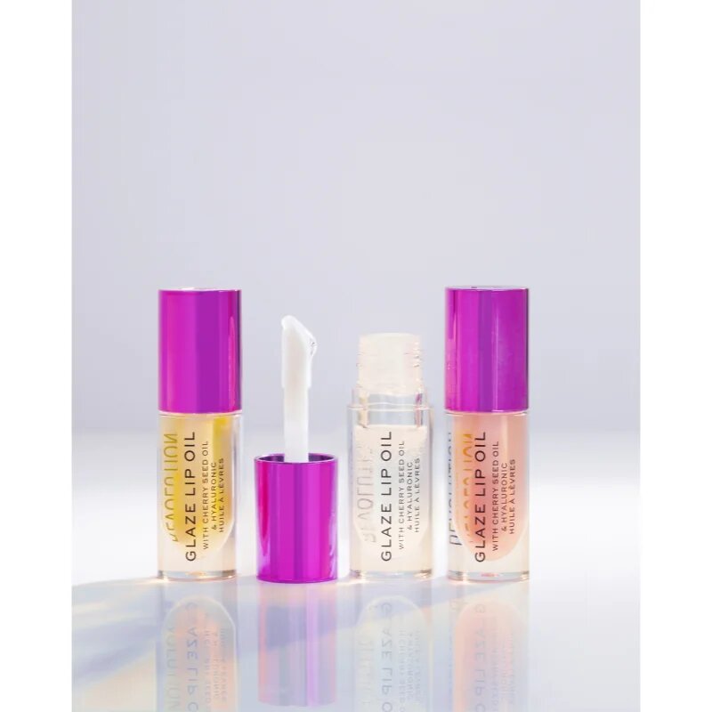 Revolution Glaze масло от нар цвят Lust Clear – Shimmer 4.6 мл.