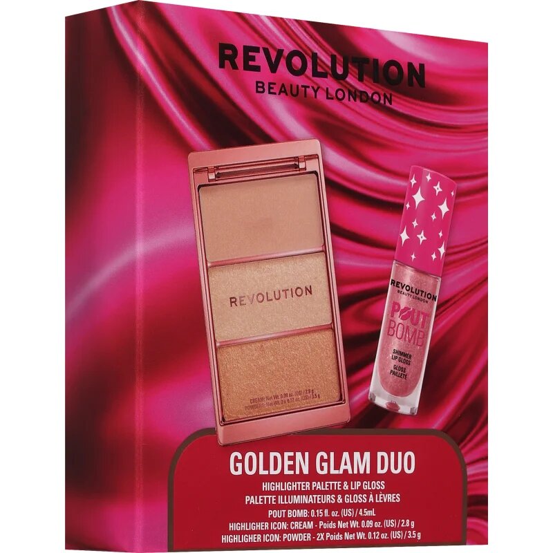 Revolution Golden Glam Duo подаръчен комплект за жени 1 бр.