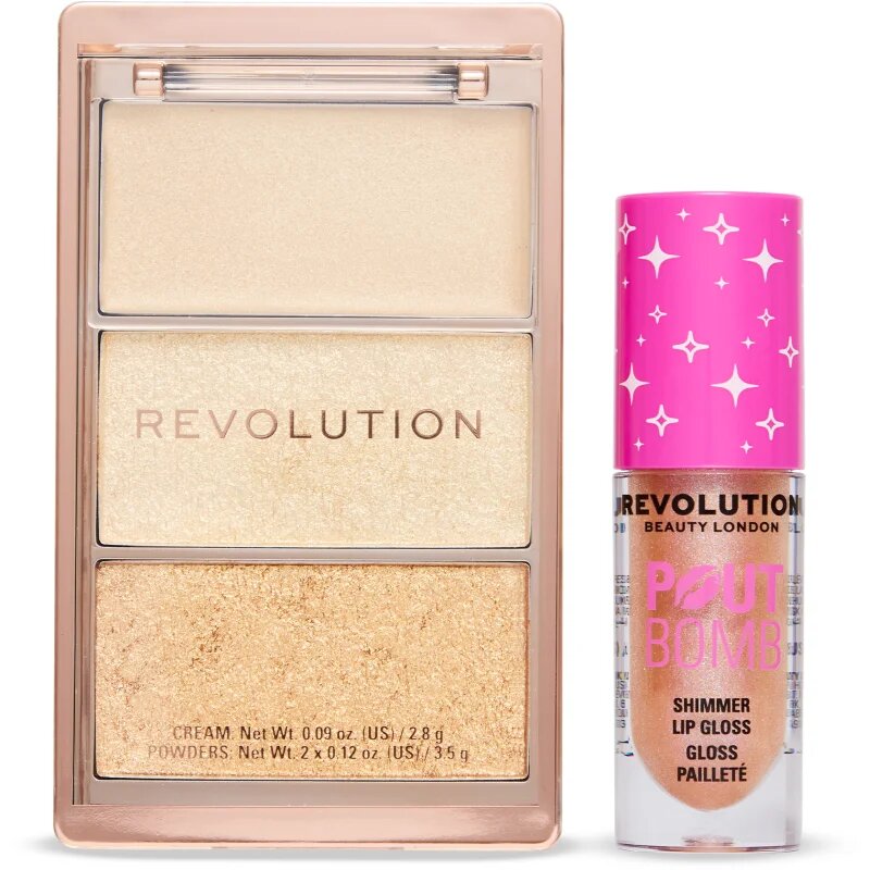 Revolution Golden Glam Duo подаръчен комплект за жени 1 бр.