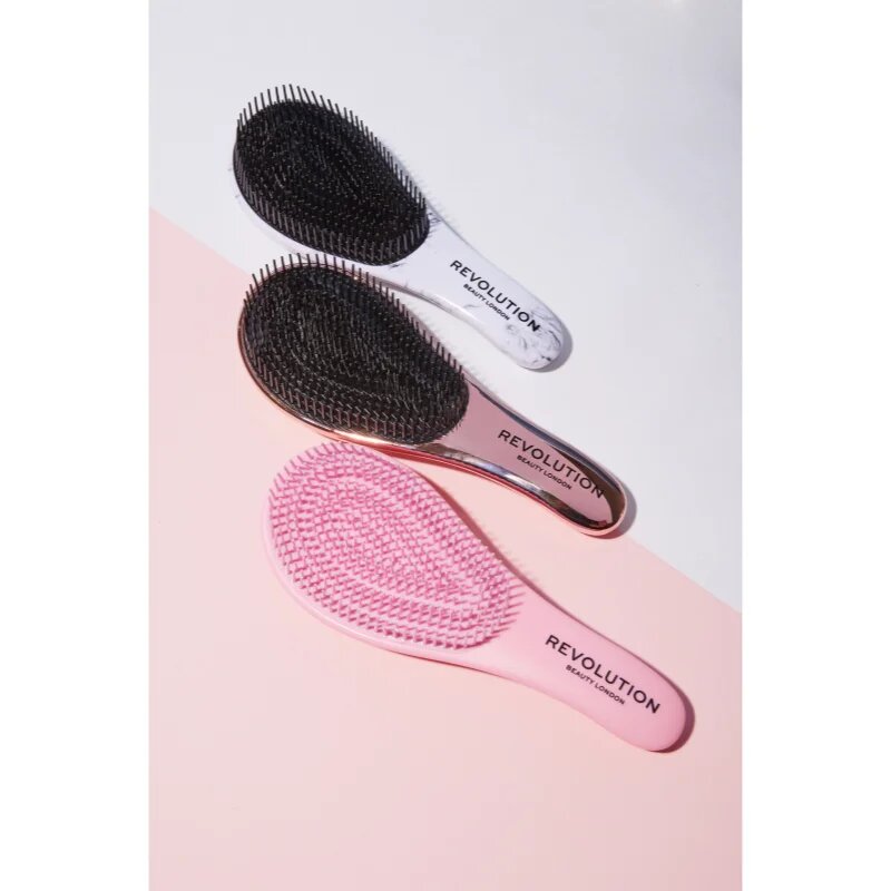 Revolution Haircare Detangle Me! четка за крехка и стресирана коса цвят Marble 1 бр.