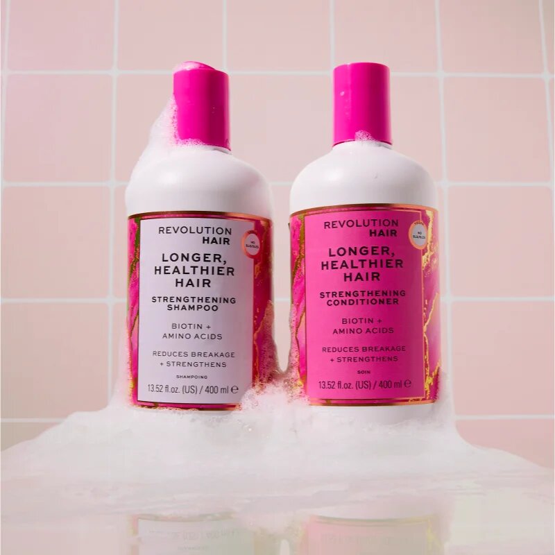 Revolution Haircare Longer Healthier подсилващ и възстановяващ балсам за дълга коса 400 мл.