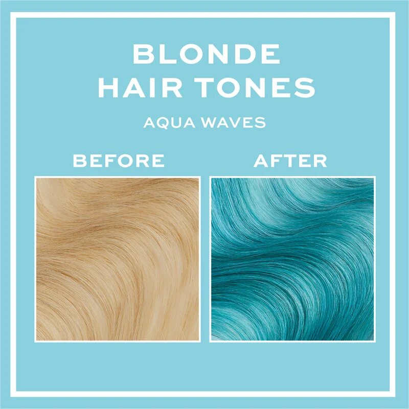 Revolution Haircare Tones For Blondes тониращ балсам за руса коса цвят Aqua Waves 150 мл.