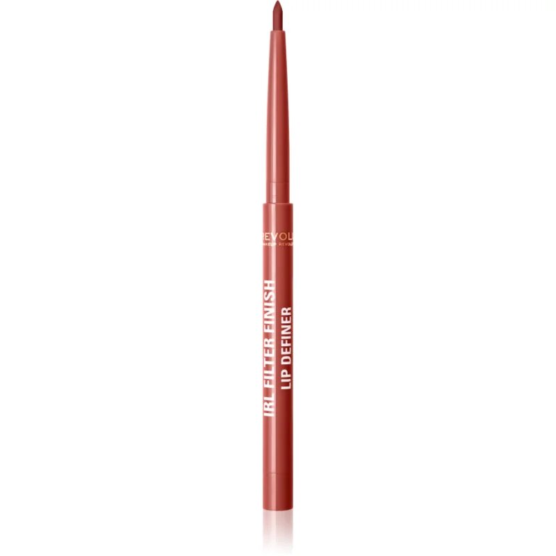 Revolution IRL Filter кремообразен молив за устни с матиращ ефект цвят Burnt Cinnamon 0.18 гр.