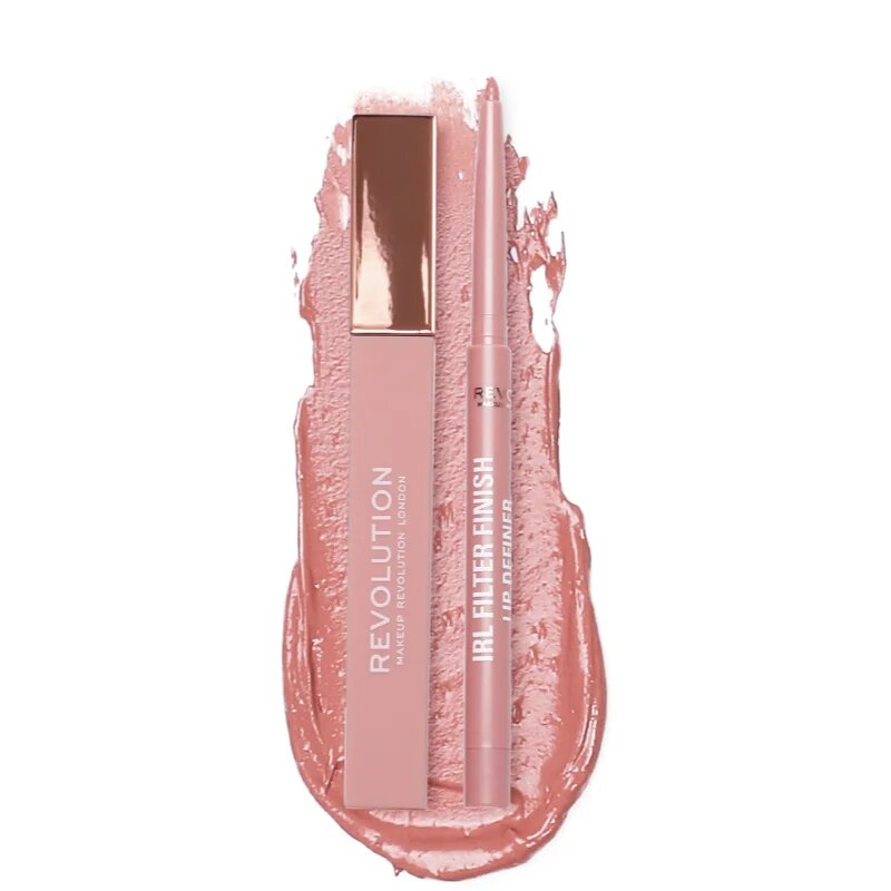 Revolution IRL Filter кремообразен молив за устни с матиращ ефект цвят Chai Nude 0.18 гр.