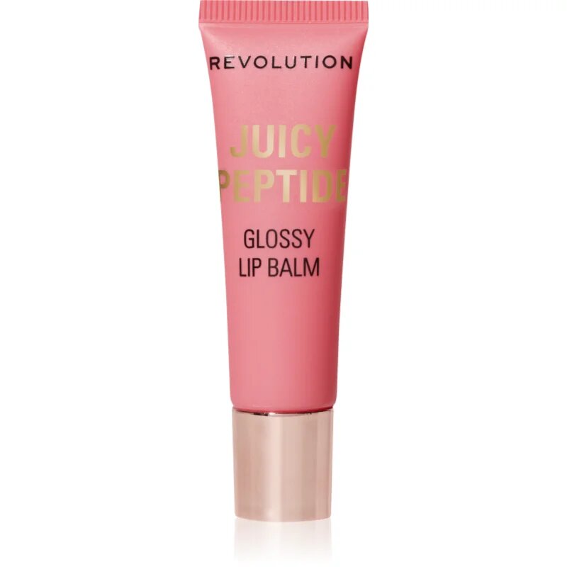 Revolution Juicy Peptide Lip Balm балсам за устни с пептиди цвят Shimmer Mai Tai Pink 8 мл.