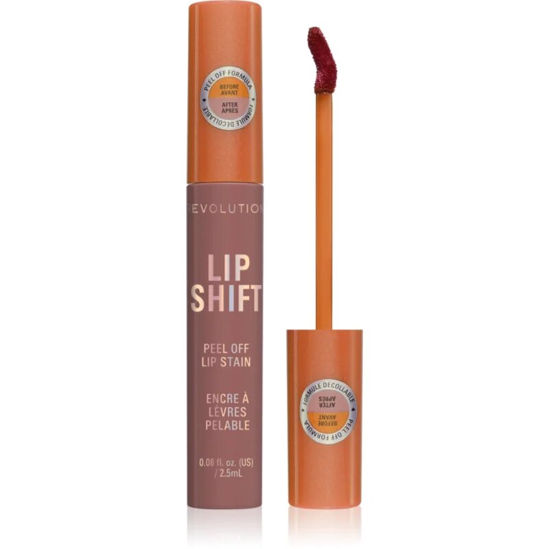 Revolution Lip Shift Peel Off Lip Stain боя за устни цвят Moonlight Nude 2.5 мл.