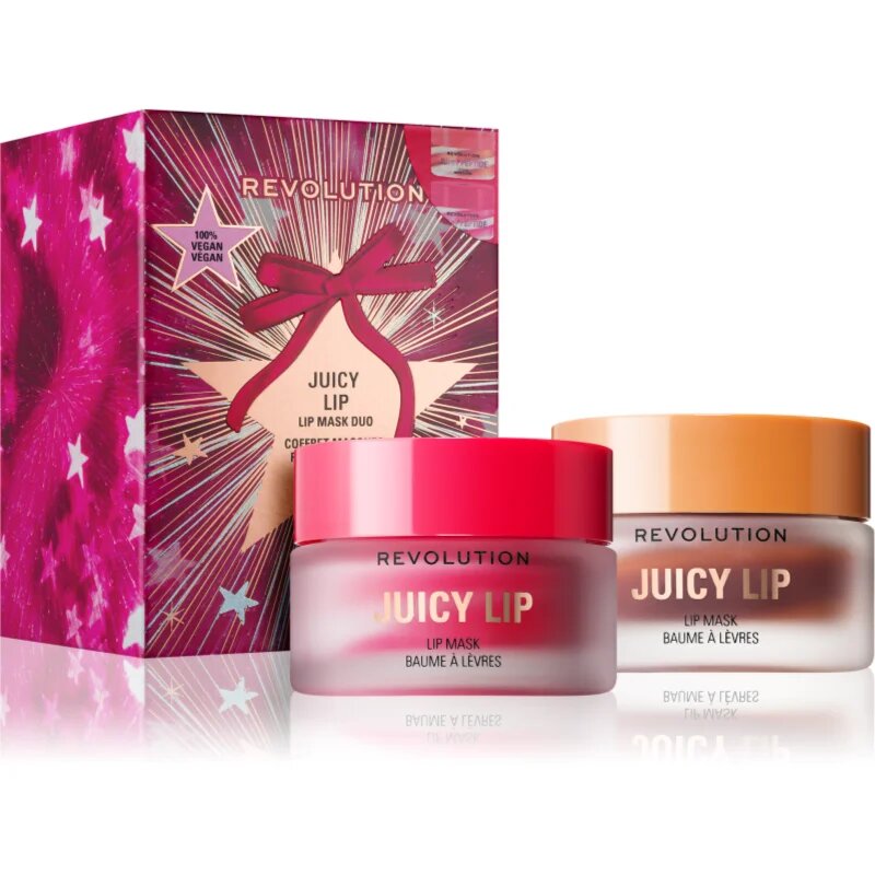 Revolution Makeup set Juicy Peptide подаръчен комплект за устни