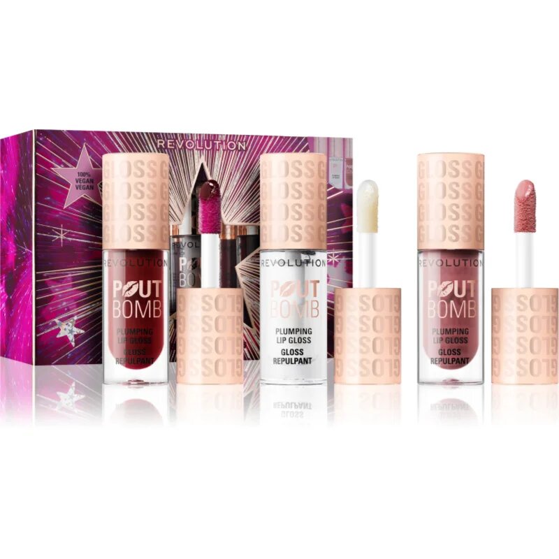 Revolution Makeup set Pout Bomb подаръчен комплект за устни