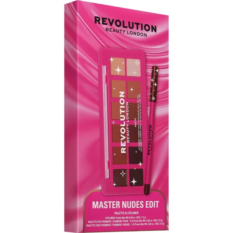 Revolution Master Nudes Edit подаръчен комплект за очи за жени 1 бр.