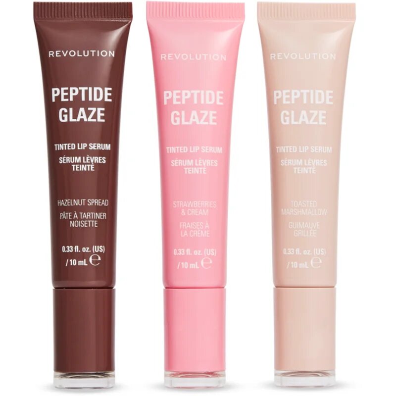 Revolution Peptide Glaze Edit подаръчен комплект за устни 1 бр.