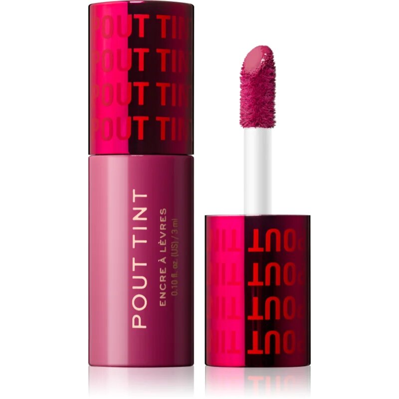 Revolution Pout Tint блясък за устни с хидратиращ ефект цвят Mad about Mauve 3 мл.