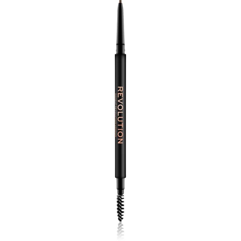 Revolution Precise Brow Pencil прецизен молив за вежди с четка цвят Light Brown 0.05 гр.