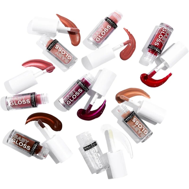 Revolution Relove Baby Gloss силно пигментиран блясък за устни цвят Glam 22 мл.