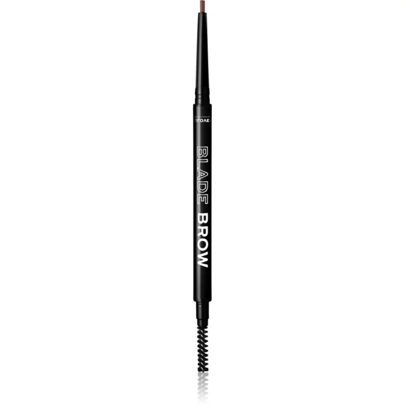 Revolution Relove Blade Brow молив за вежди с четка цвят Dark Brown 01 гр.
