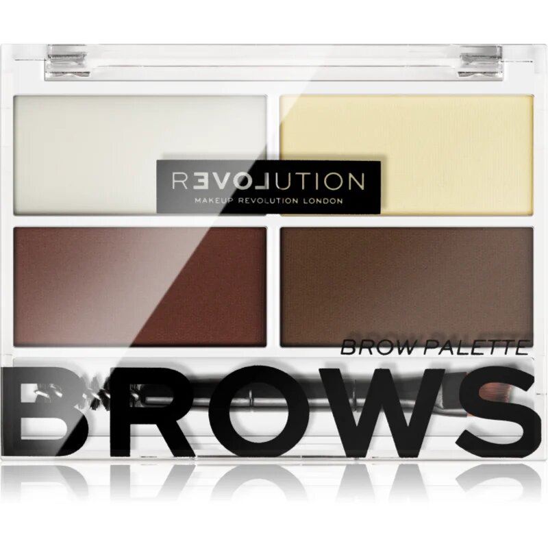 Revolution Relove Colour Cult палитра за вежди цвят Dark 32 гр.
