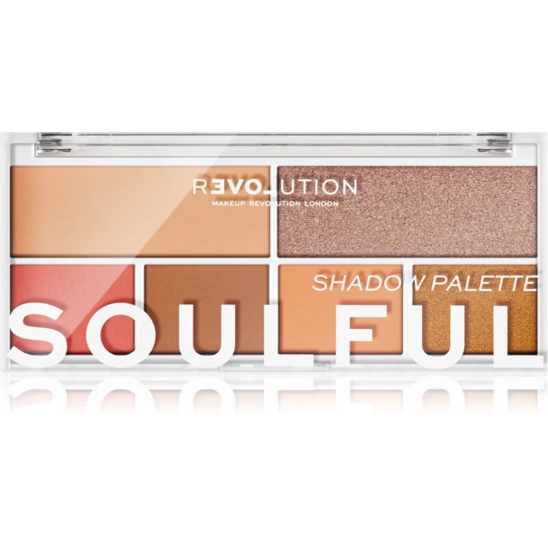 Revolution Relove Soulful Palette палитра от сенки за очи цвят Soulful 5.2 гр.