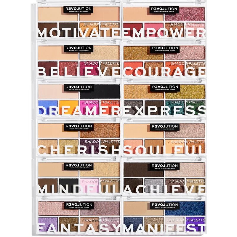 Revolution Relove Soulful Palette палитра от сенки за очи цвят Soulful 5.2 гр.