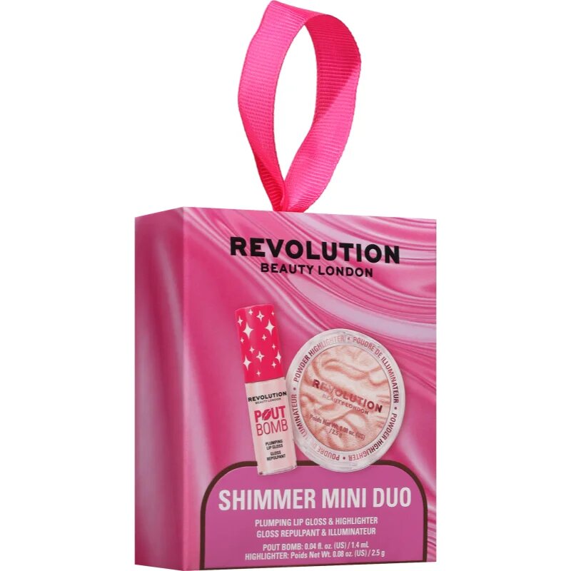 Revolution Shimmer mini Duo подаръчен комплект с озаряващ ефект за жени 1 бр.