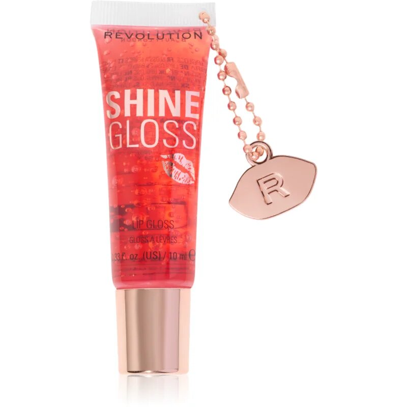 Revolution Shine Gloss блясък за устни цвят Peach Pop 10 мл.
