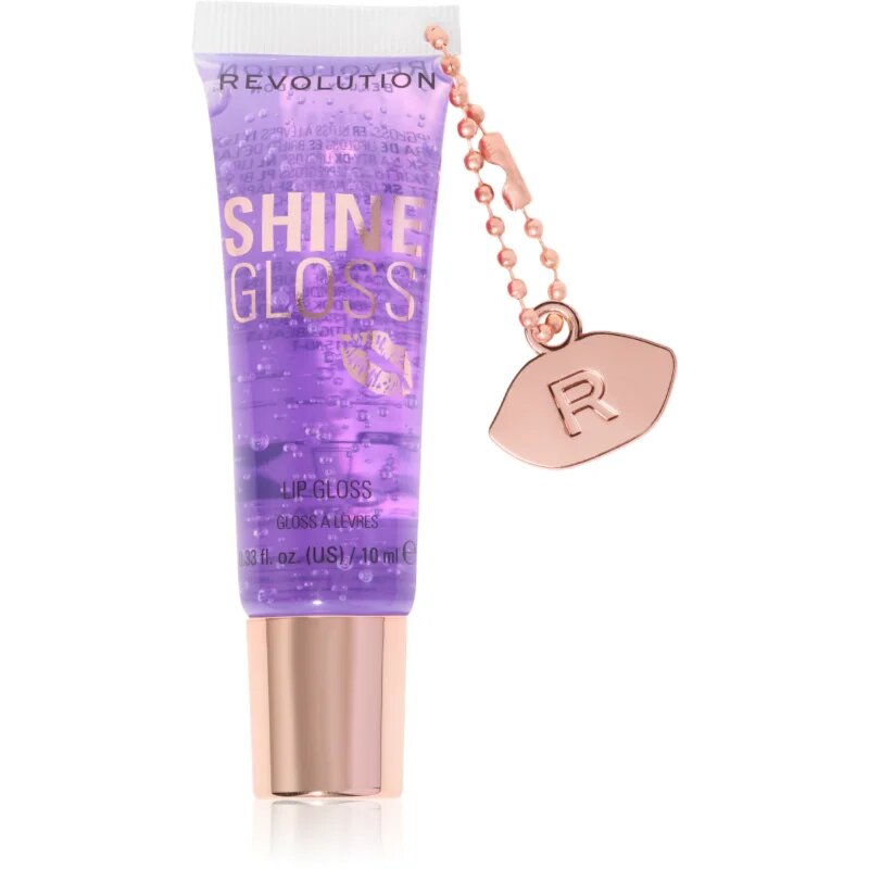 Revolution Shine Gloss блясък за устни цвят Purple Gummy 10 мл.