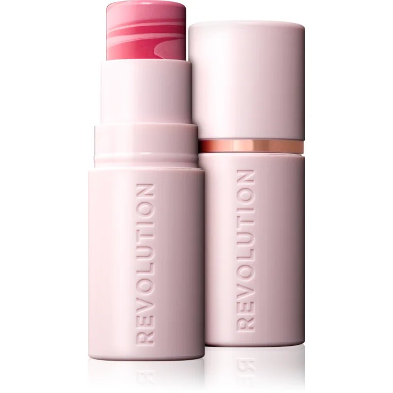 Revolution Skin Silk Blush Stick кремообразен руж в стик цвят Light Pink Marble 4.5 гр.