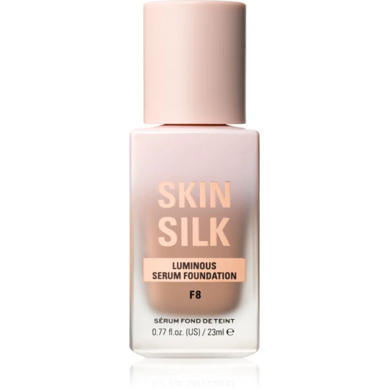 Revolution Skin Silk Serum Foundation лек фон дьо тен с озаряващ ефект цвят F8 23 мл.