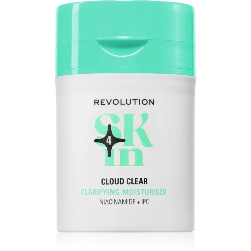 Revolution Skincare Clearly Clarify Niacinamide & IPC Clarifying Moisturiser лек подхранващ и хидратиращ дневен крем с ниацинамид 50 мл.