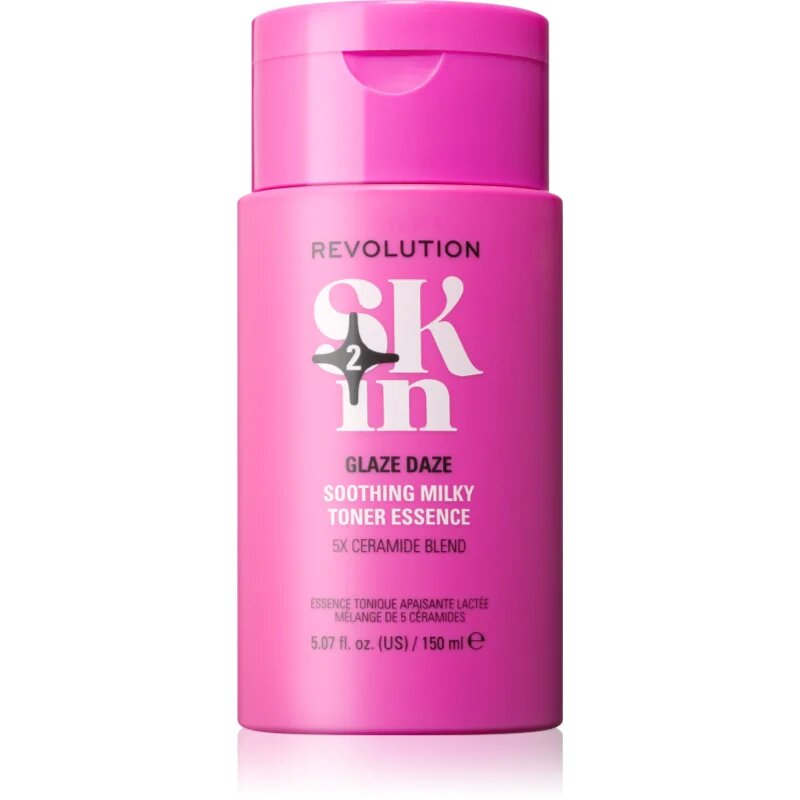 Revolution Skincare Go Gentle Ceramide Soothing Milky Toner Essence успокояващ тоник с церамиди 150 мл.