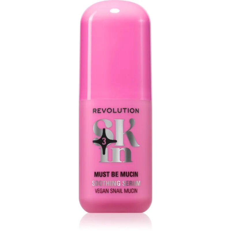 Revolution Skincare Go Gentle Vegan Snail Mucin Soothing Serum успокояващ серум с хидратиращ ефект 30 мл.