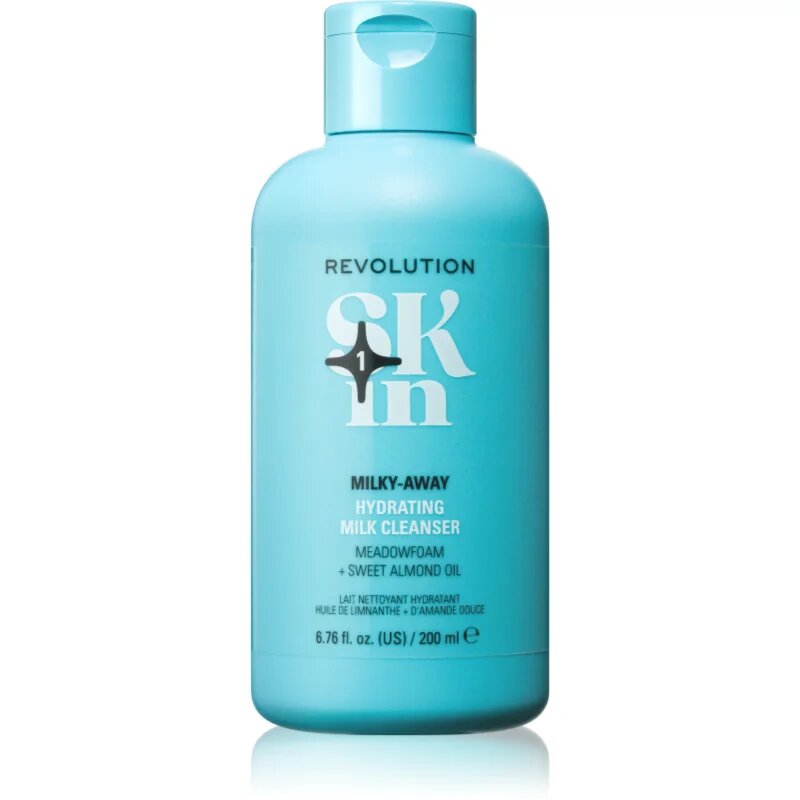Revolution Skincare Happy Hydrate Meadowfoam Hydrating Milk Cleanser хидратиращо почистващо мляко 200 мл.
